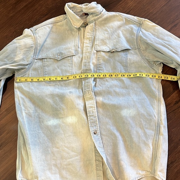 Vintage Carhartt Button Down Denim Shirt - Picture 6 of 8